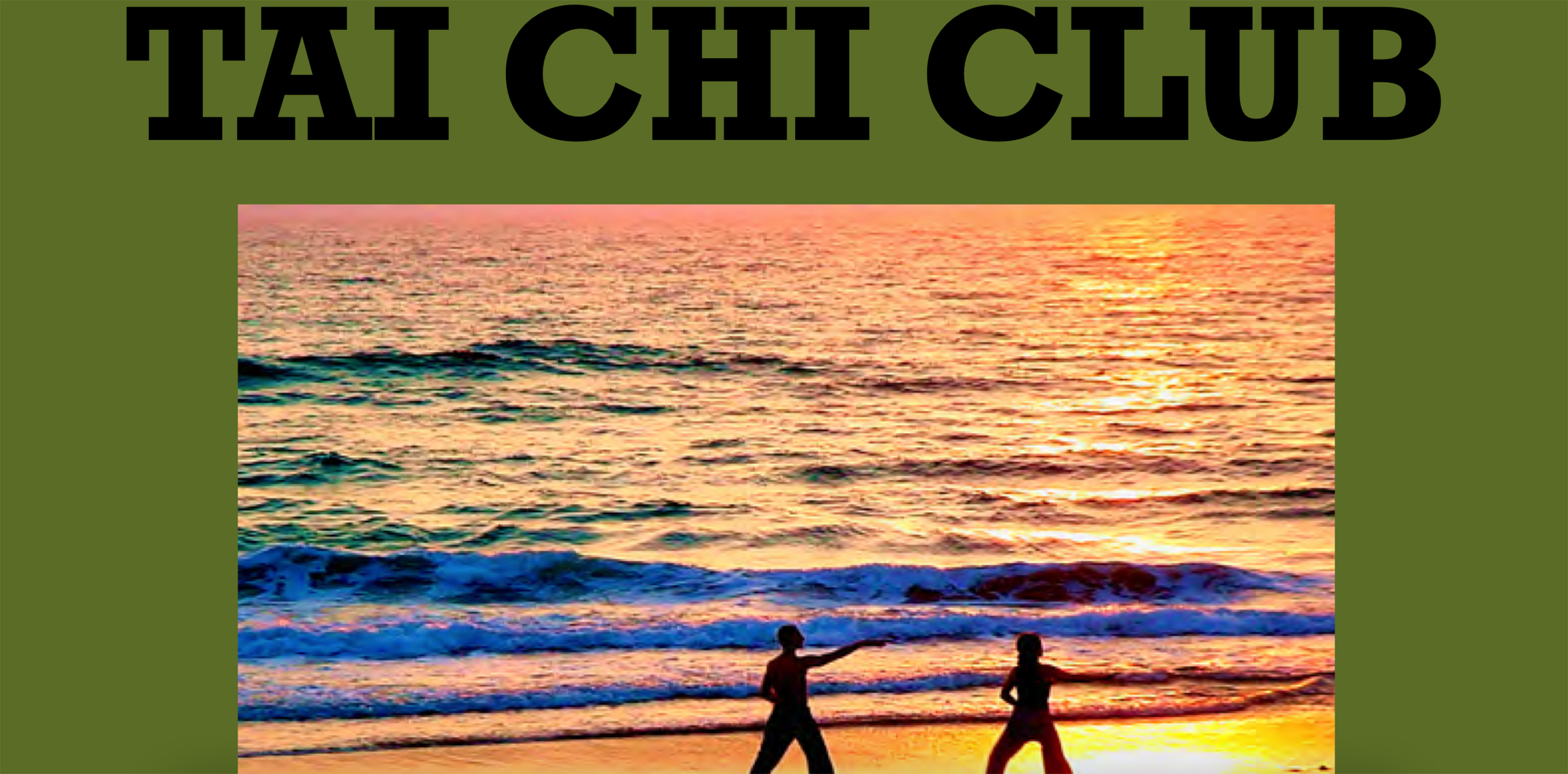 Tai Chi Club Brochure